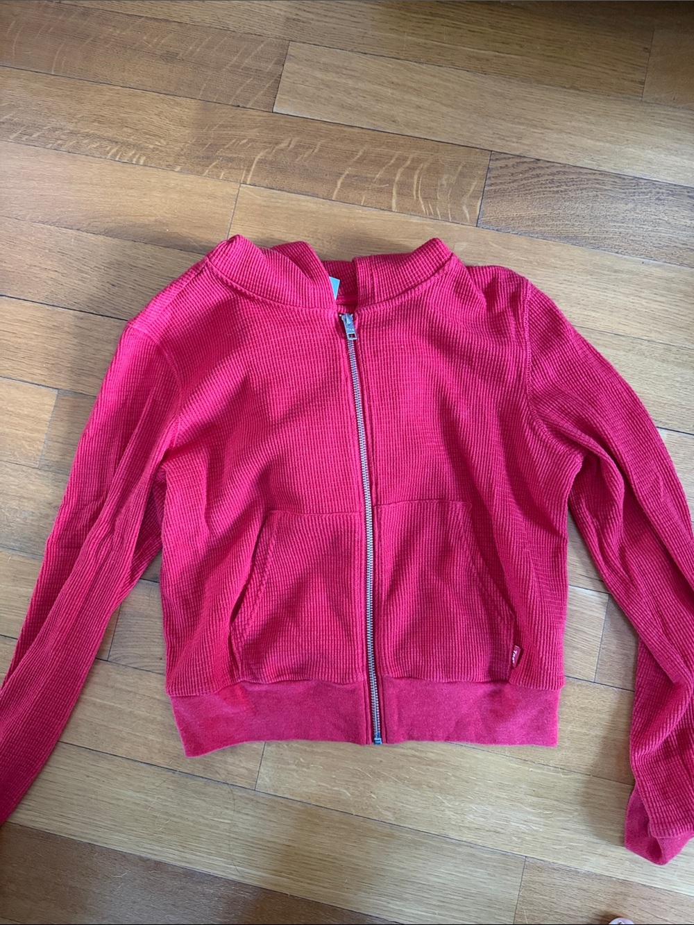 TNA Waffle zip up - M